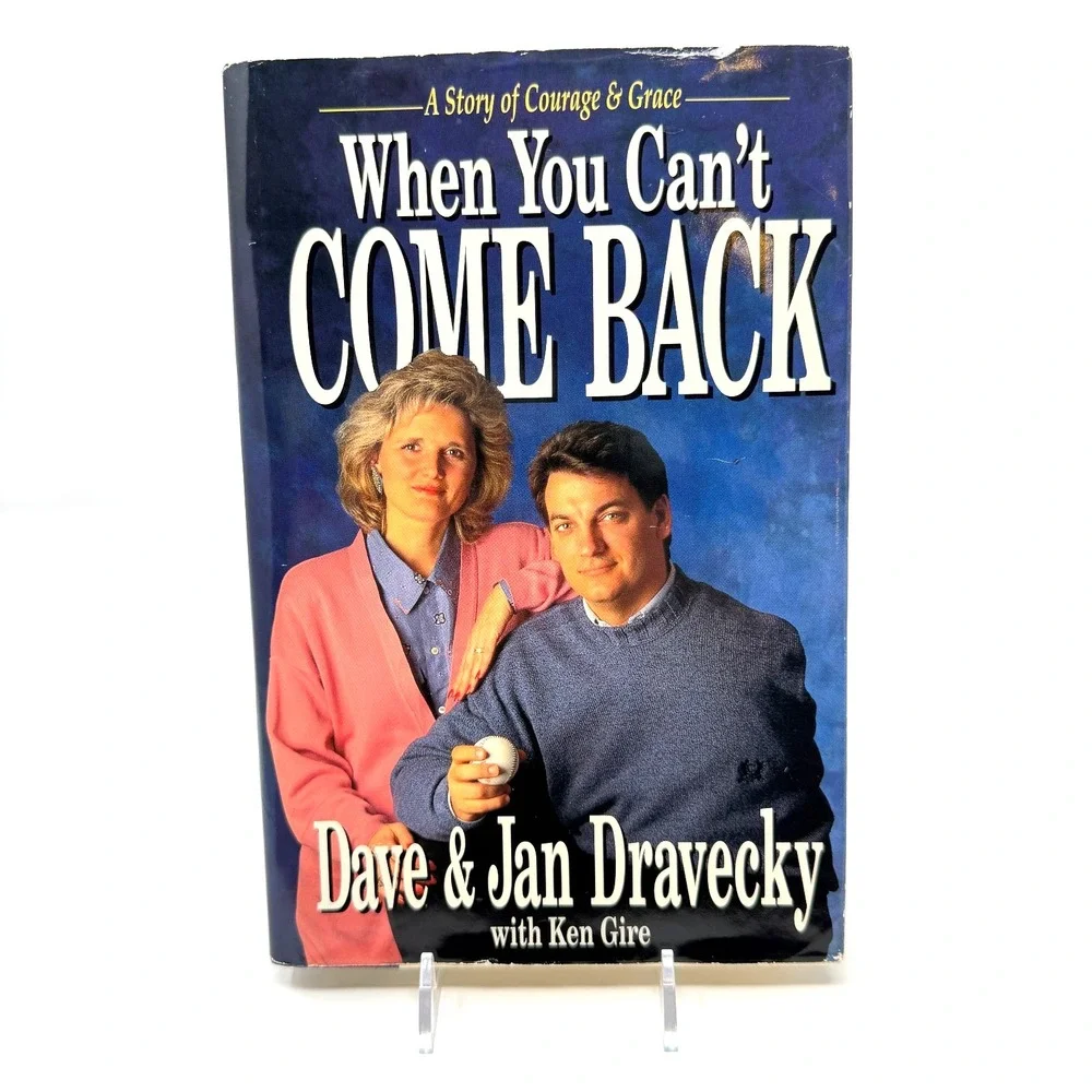 Dave Dravecky When You Cant Come Back Hardcover Biography Baseball Memoir